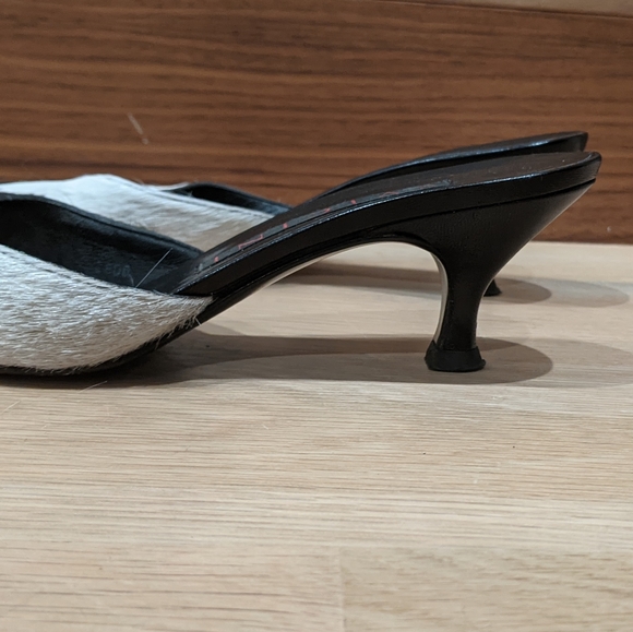 Vicini vintage cow print kitten heel mules - Picture 5 of 10